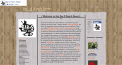 Desktop Screenshot of barsranchresort.com